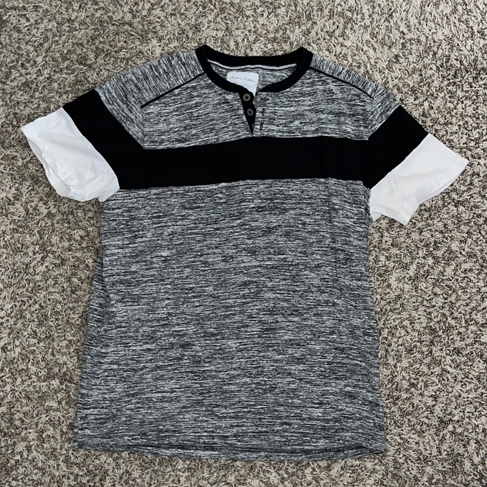 Modern Culture Grey, Black, and White T-Shirt